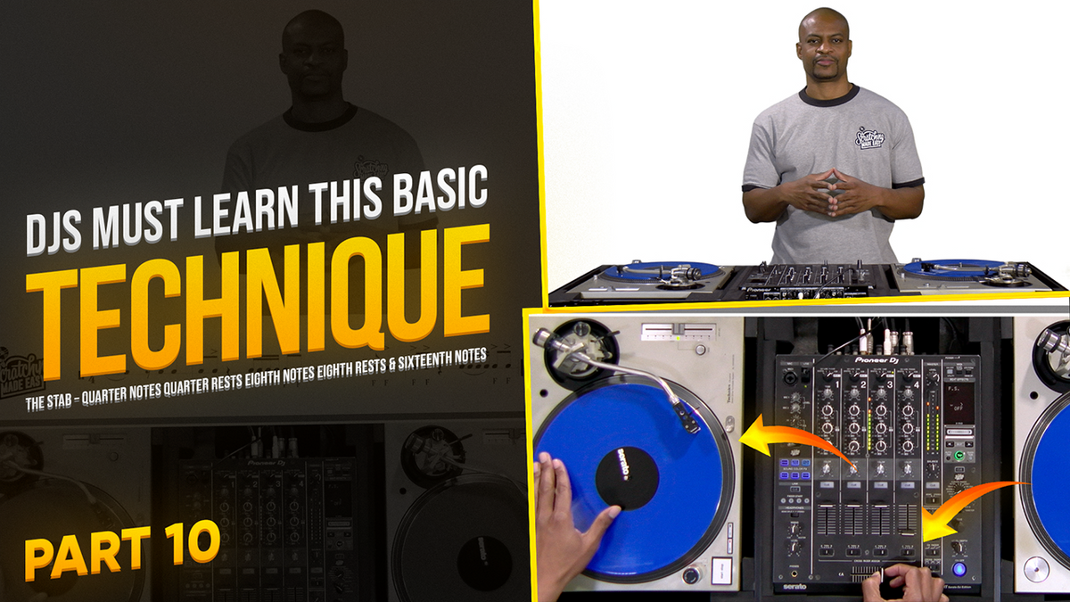 How I Learned Cross Fader & Record Control - The Stab Scratch (Part 10)