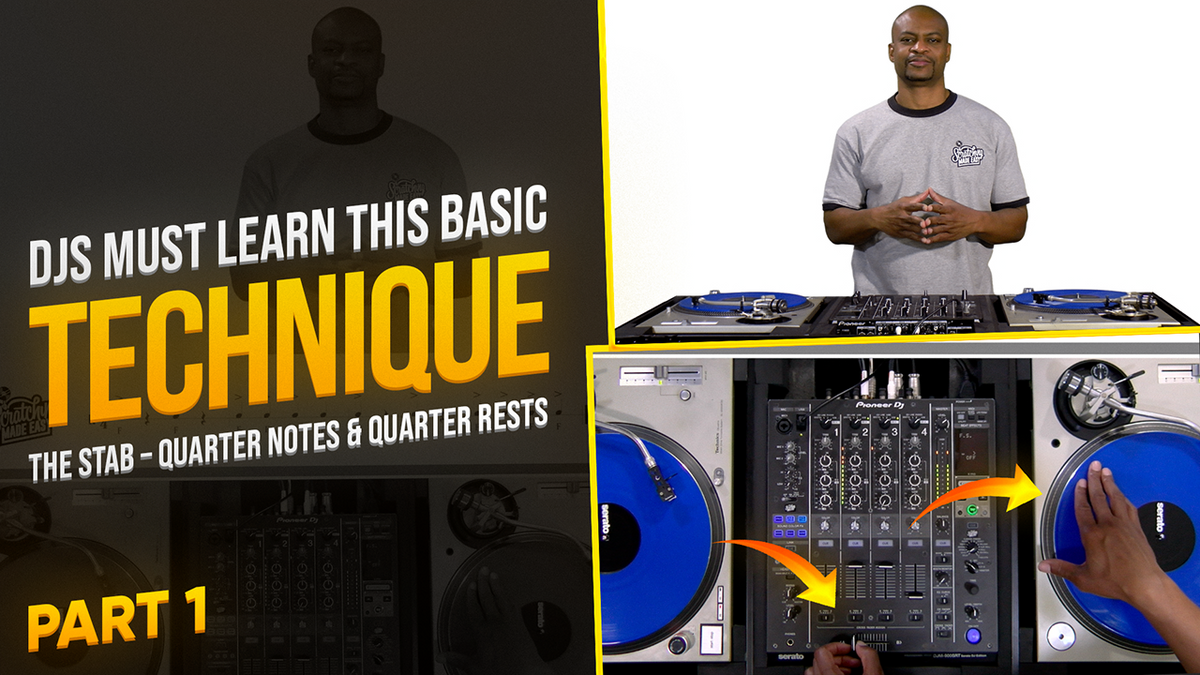 How I Learned Cross Fader & Record Control - The Stab Scratch (Part 1)